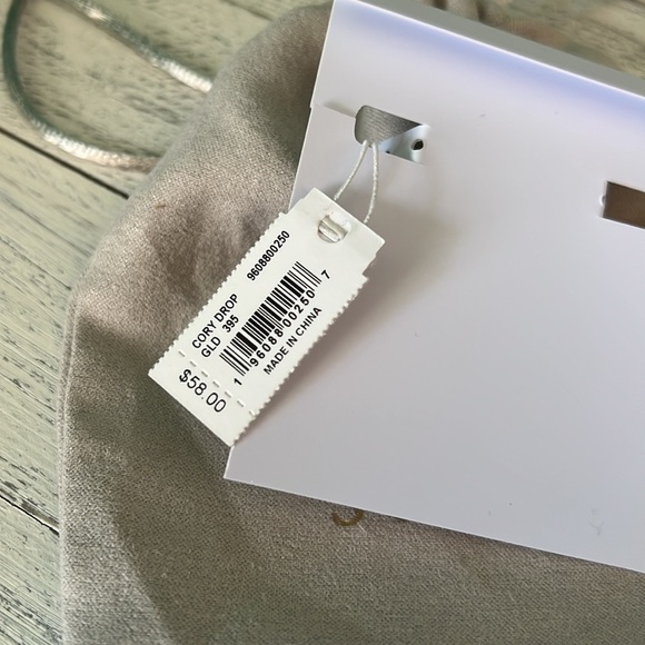 Kendra Scott Gold Cory Drop Earrings nwt - Picture 2 of 6